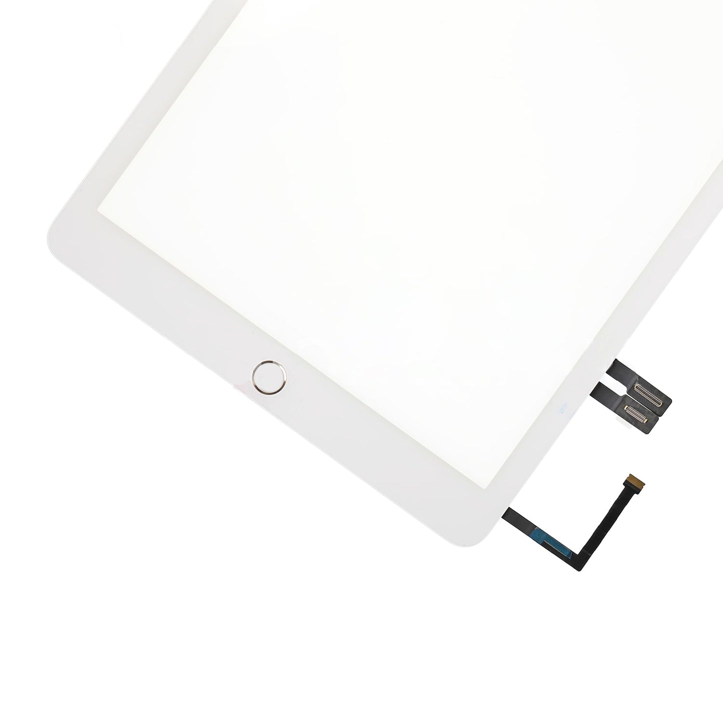 REPLACEMENT FOR IPAD 6 TOUCH SCREEN ASSEMBLY WITH GOLD HOME BUTTON ASSEMBLY - WHITE
