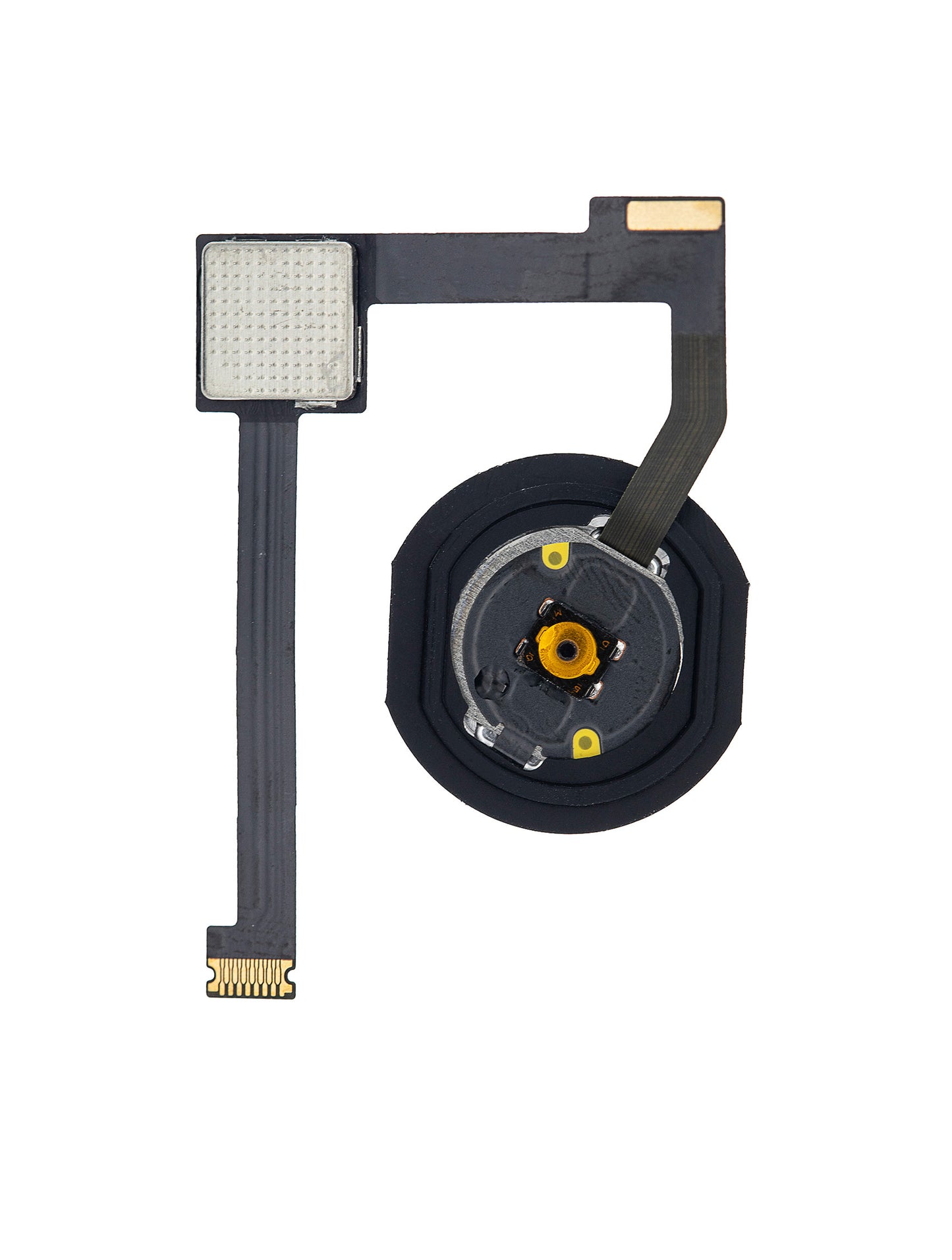 REPLACEMENT FOR IPAD AIR 2 / IPAD MINI 4 / IPAD PRO 12.9" HOME BUTTON ASSEMBLY WITH FLEX CABLE RIBBON - SILVER