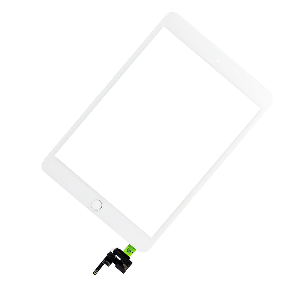 REPLACEMENT FOR IPAD MINI 3 DIGITIZER ASSEMBLY WITH GOLD HOME BUTTOM ASSEMBLY - WHITE