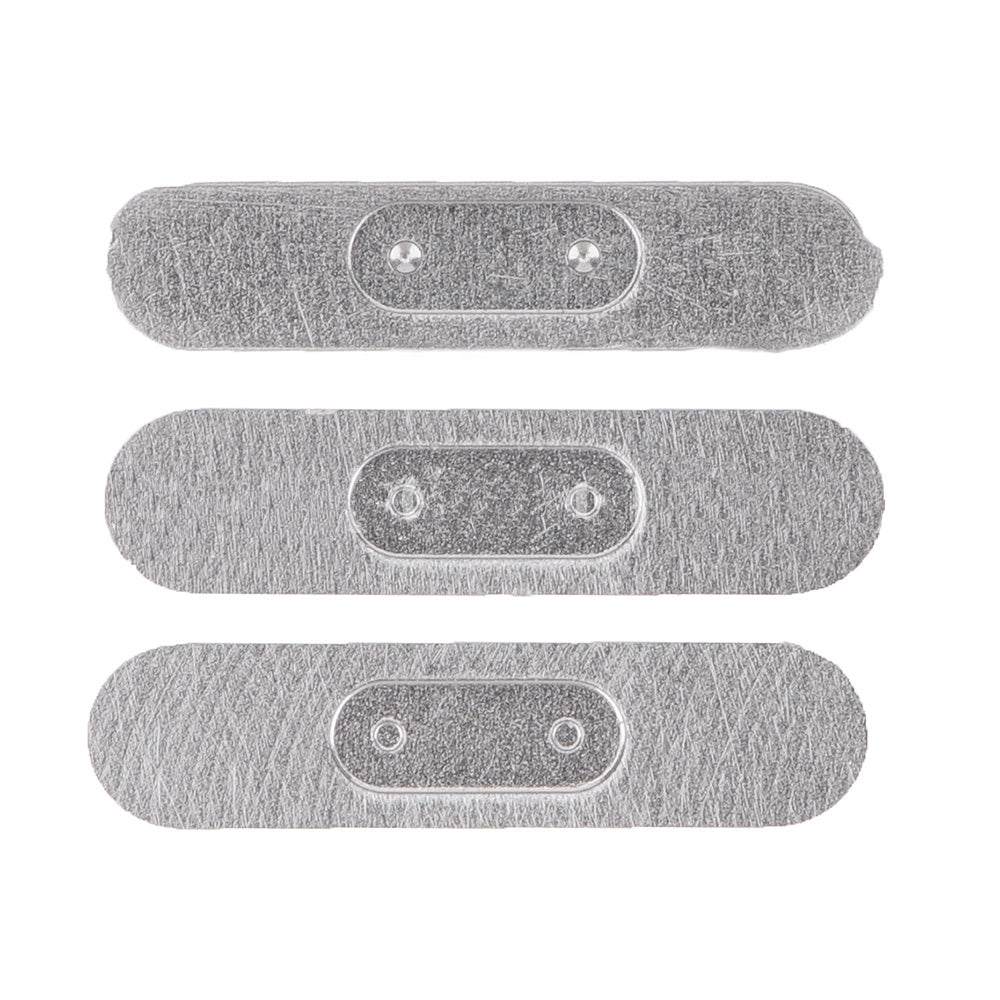 REPLACEMENT FOR IPAD MINI 4 SIDE KEYS REPLACEMENT (3 PCSSET) - SILVER