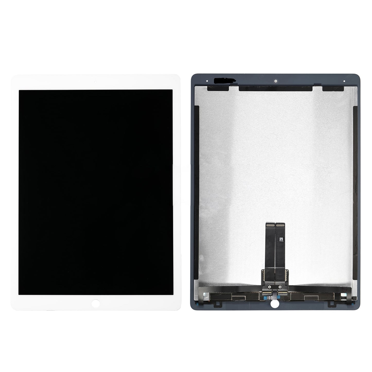 REPLACEMENT FOR IPAD PRO 12.9" 2ND GEN LCD SCREEN AND DIGITIZER ASSEMBLY WITH BOARD FLEX SOLDERED COMPLETE - WHITE