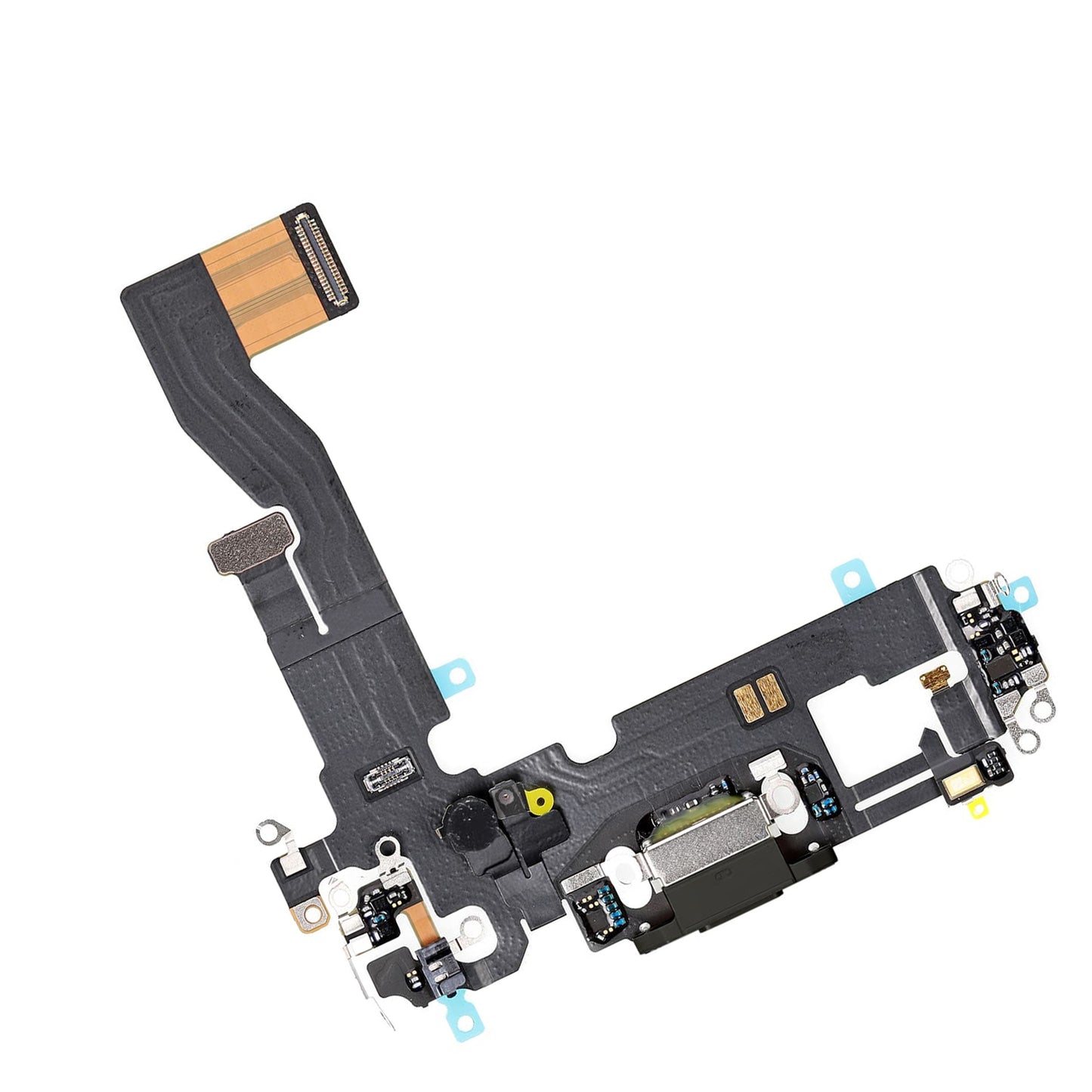 תחליף לאייפון 1212 PRO כבל FLEX טעינת USB - שחור