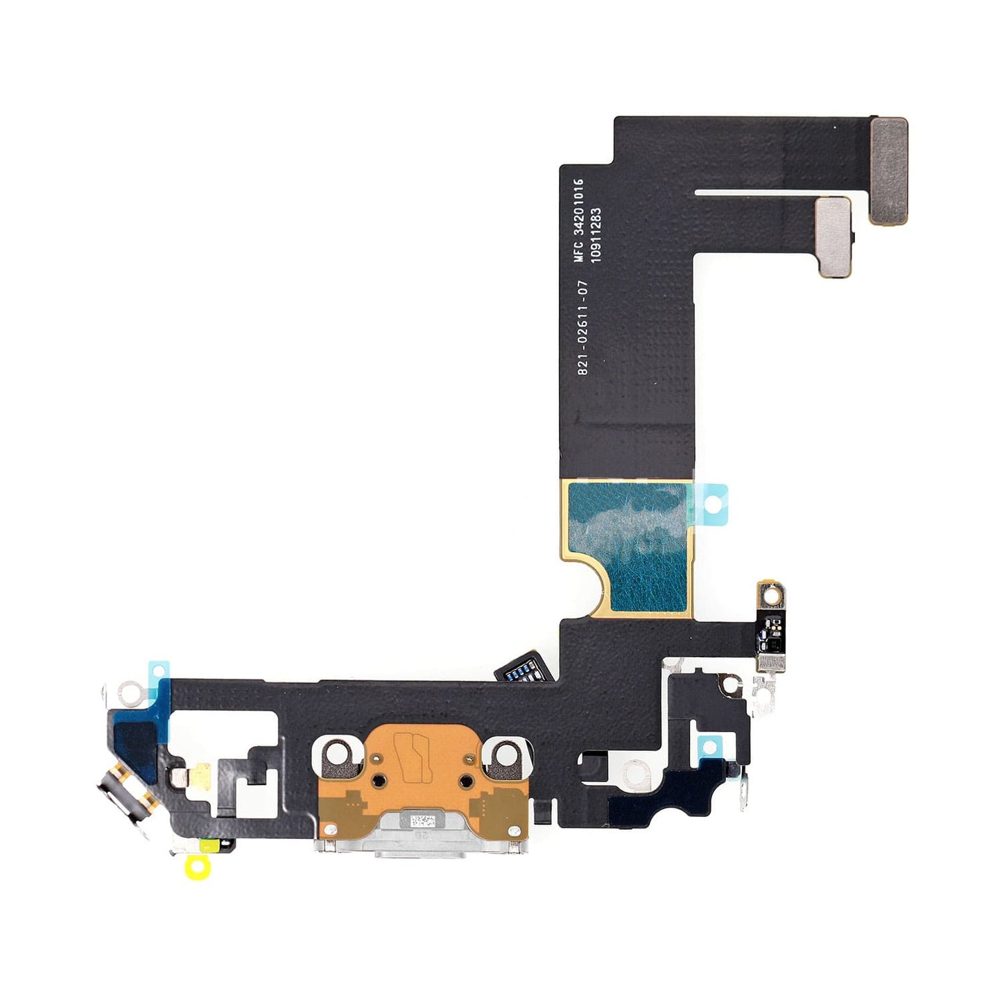 REPLACEMENT FOR IPHONE 12 MINI USB CHARGING FLEX CABLE - WHITE