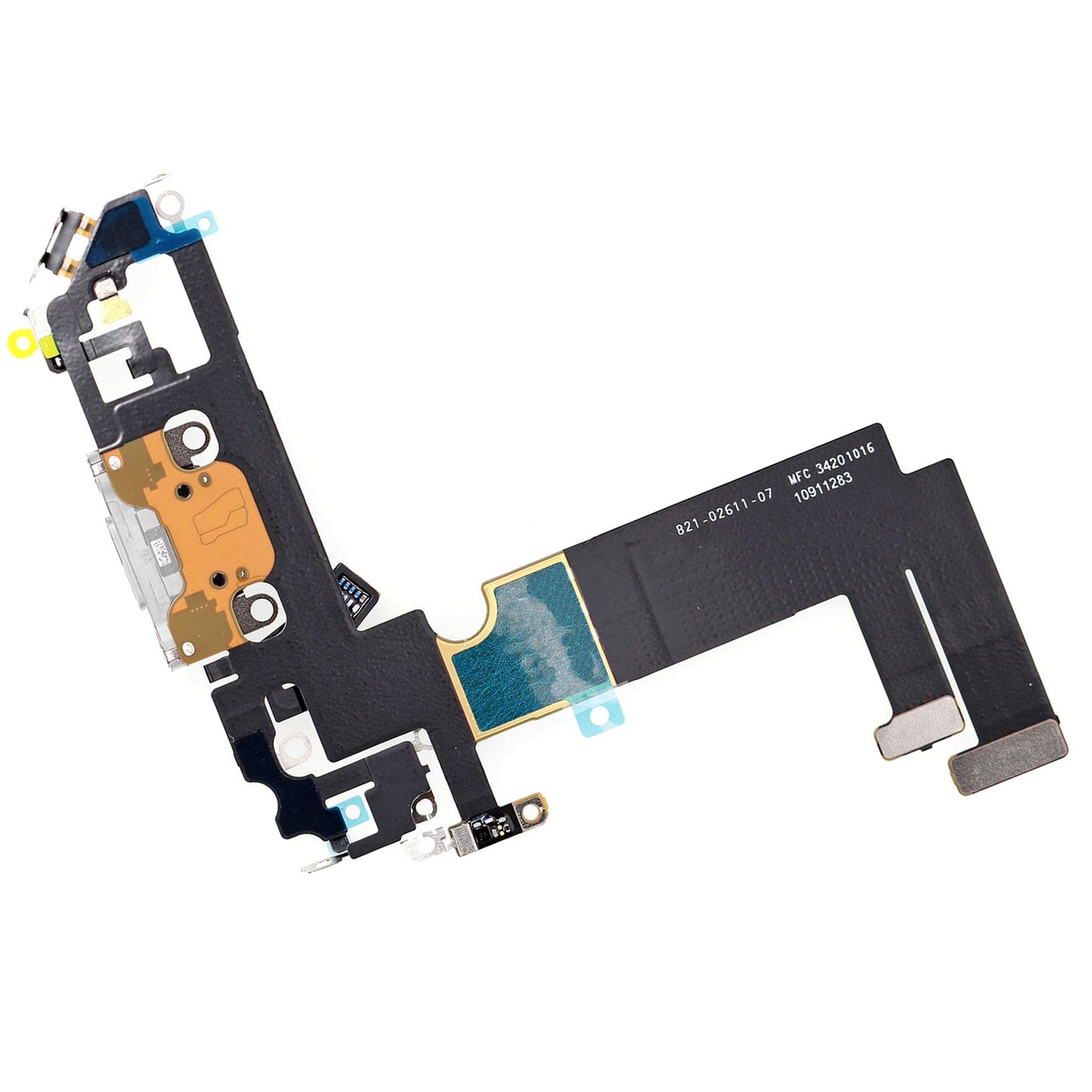 REPLACEMENT FOR IPHONE 12 MINI USB CHARGING FLEX CABLE - WHITE