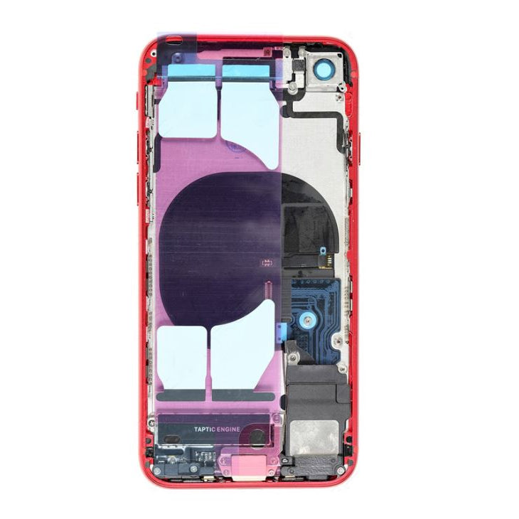 REPLACEMENT FOR IPHONE 8 BACK COVER FULL ASSEMBLY - RED