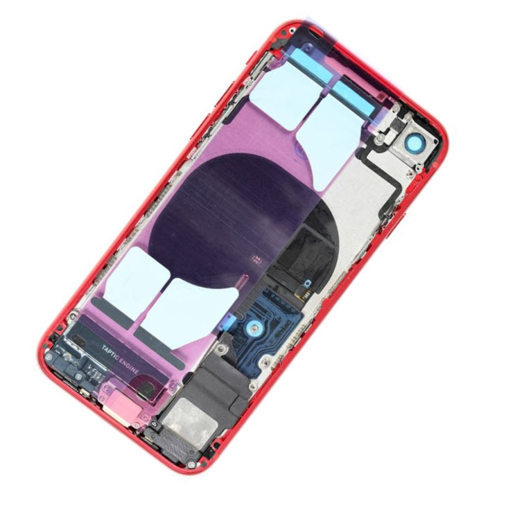 REPLACEMENT FOR IPHONE 8 BACK COVER FULL ASSEMBLY - RED