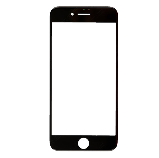 REPLACEMENT FOR IPHONE 8 FRONT GLASS LENS - BLACK