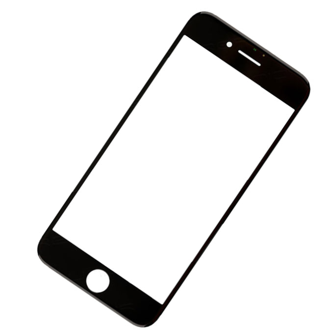 REPLACEMENT FOR IPHONE 8 FRONT GLASS LENS - BLACK