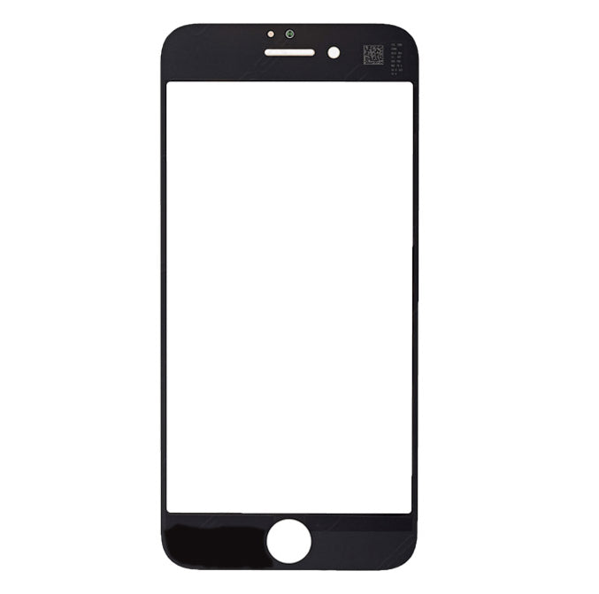 REPLACEMENT FOR IPHONE 8 FRONT GLASS LENS - BLACK
