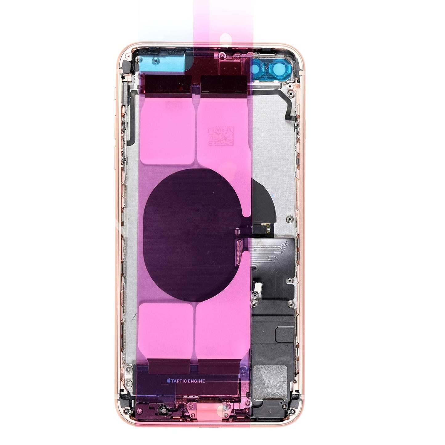 REPLACEMENT FOR IPHONE 8 PLUS BACK COVER FULL ASSEMBLY - GOLD