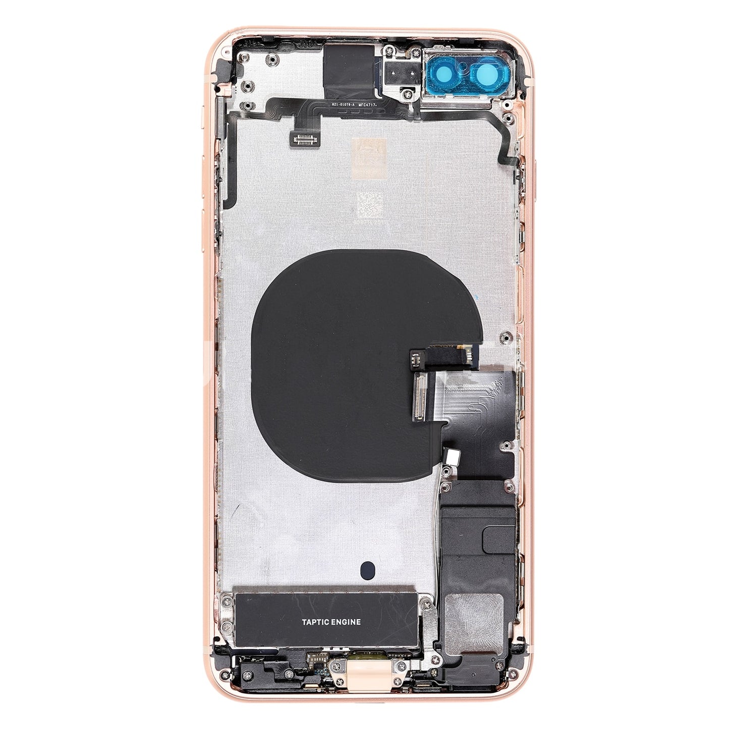 REPLACEMENT FOR IPHONE 8 PLUS BACK COVER FULL ASSEMBLY - GOLD