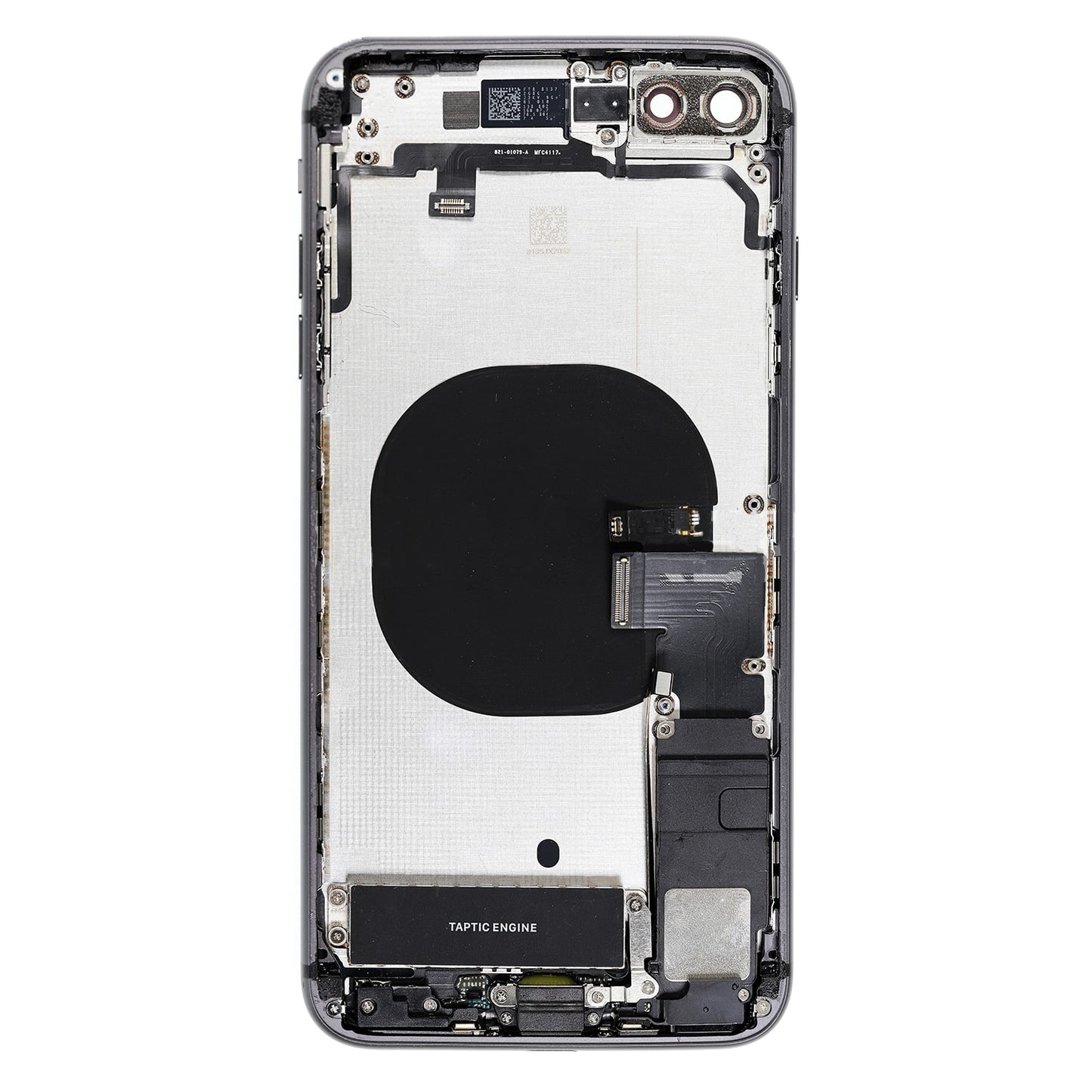 REPLACEMENT FOR IPHONE 8 PLUS BACK COVER FULL ASSEMBLY - SPACE GRAY