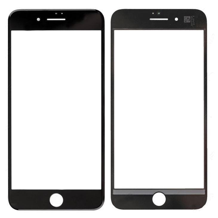 REPLACEMENT FOR IPHONE 8 PLUS FRONT GLASS LENS - BLACK