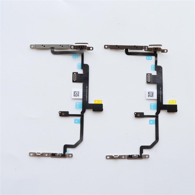 REPLACEMENT FOR IPHONE 8 PLUS POWER/VOLUME BUTTON FLEX CABLE WITH METAL BRACKET ASSEMBLY