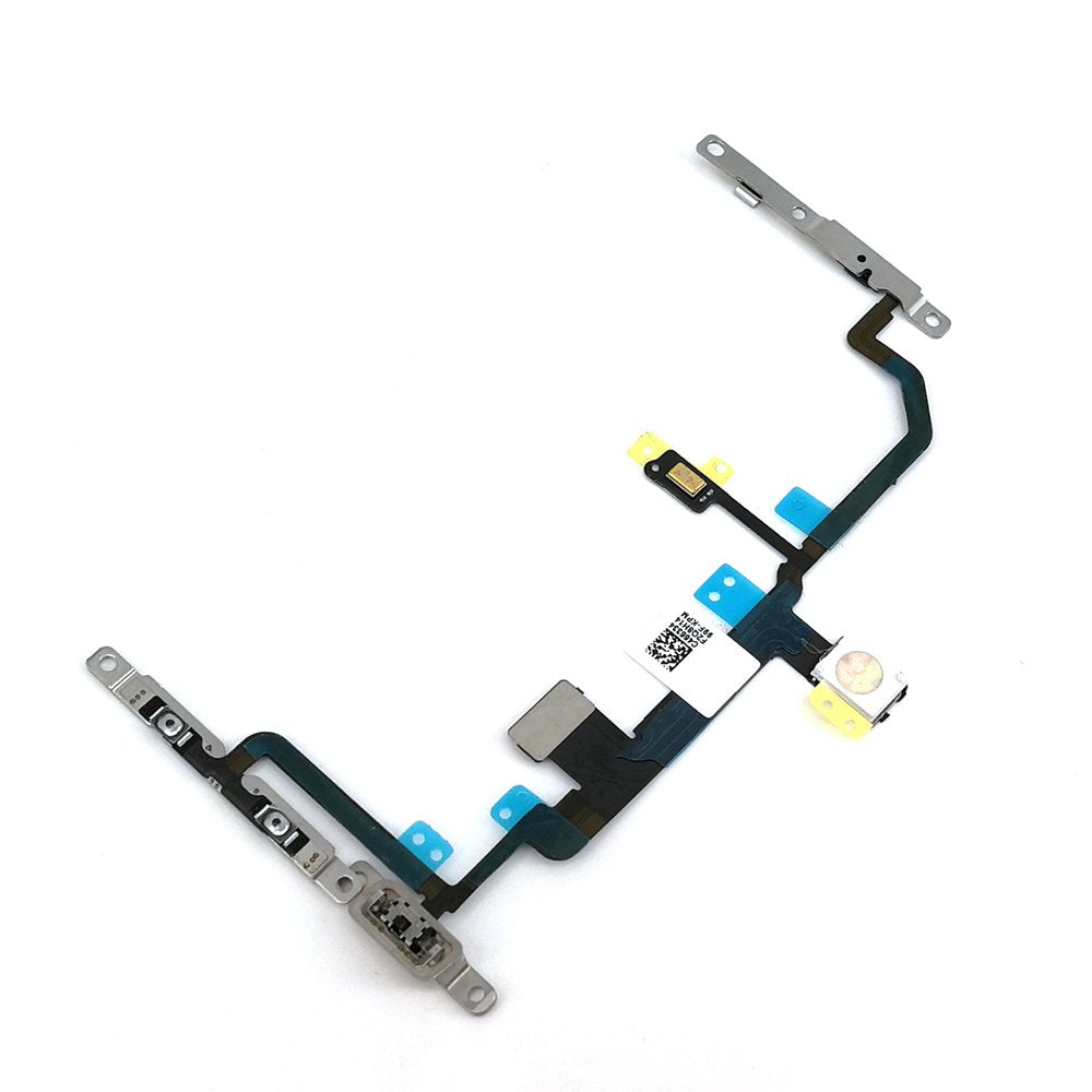 REPLACEMENT FOR IPHONE 8 PLUS POWER/VOLUME BUTTON FLEX CABLE WITH METAL BRACKET ASSEMBLY