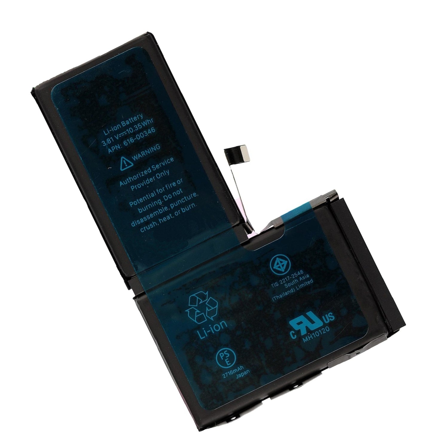 החלפה לסוללת אייפון X 2716MAH
