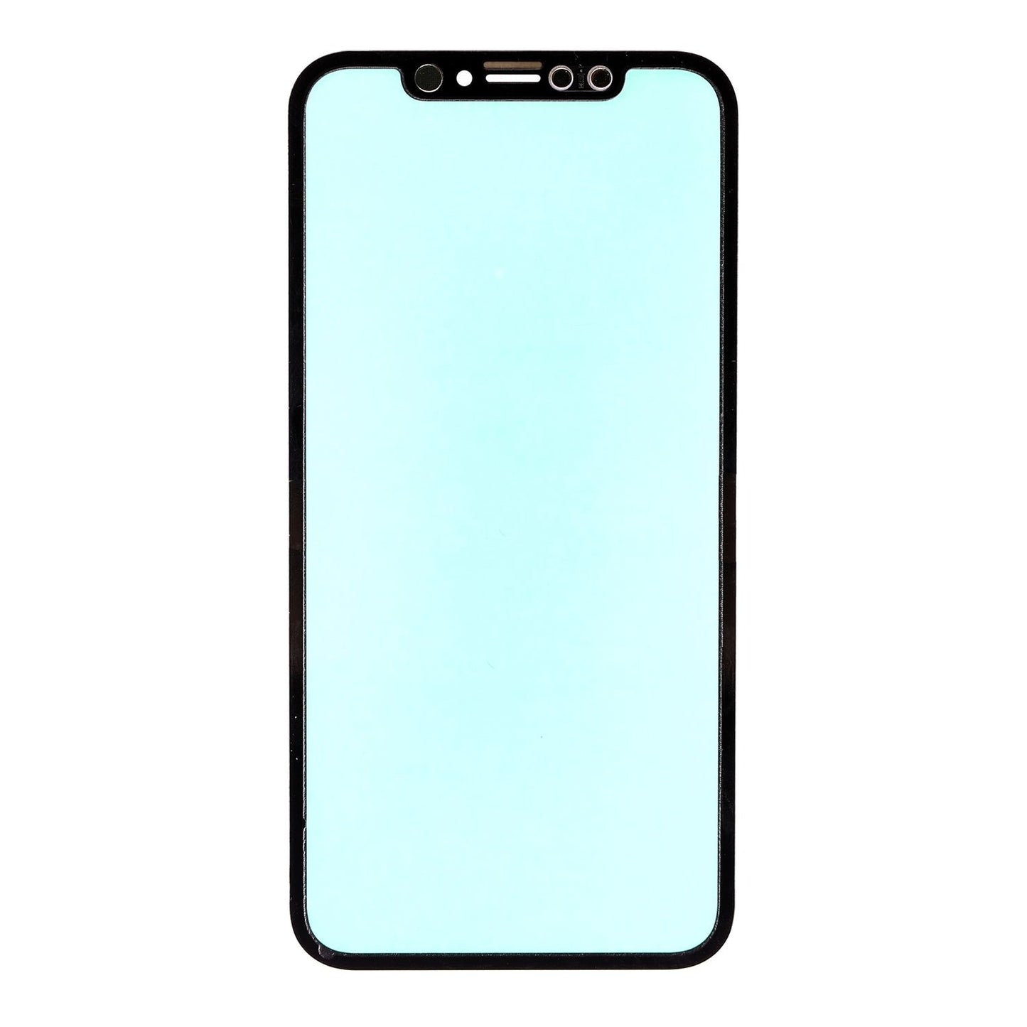 REPLACEMENT FOR IPHONE XR FRONT GLASS LENS - BLACK - EXPRESS PARTS -WHOLESALE CELLPHONE REPAIR PARTS