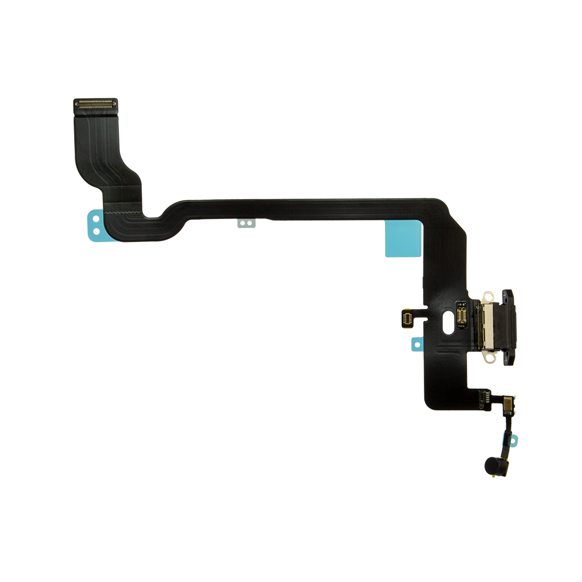 REPLACEMENT FOR IPHONE XS CHARGING CONNECTOR ASSEMBLY - BLACK