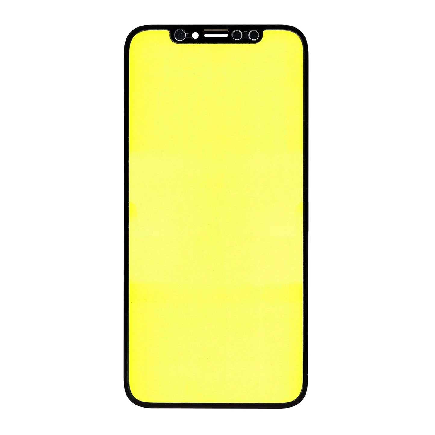REPLACEMENT FOR IPHONE XS FRONT GLASS LENS - BLACK