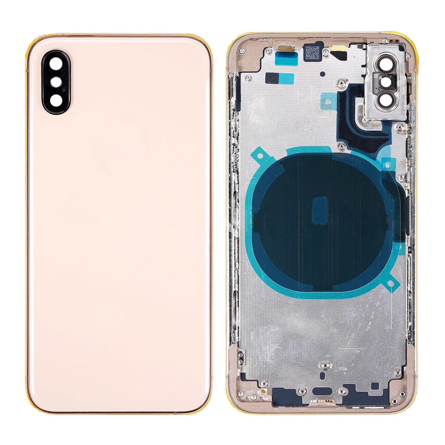 REPLACEMENT FOR IPHONE XS REAR HOUSING WITH FRAME - GOLD