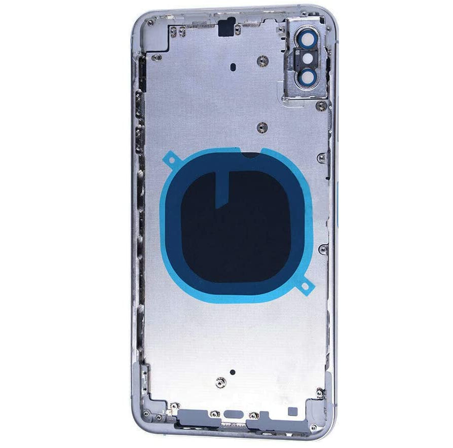 REPLACEMENT FOR IPHONE XS REAR HOUSING WITH FRAME - SILVER
