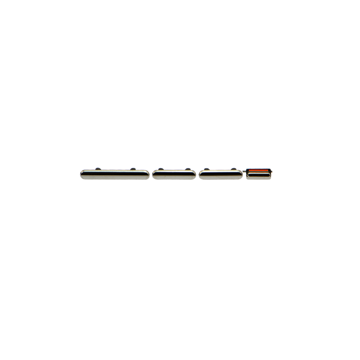 REPLACEMENT FOR IPHONE XS SIDE BUTTONS SET - SILVER