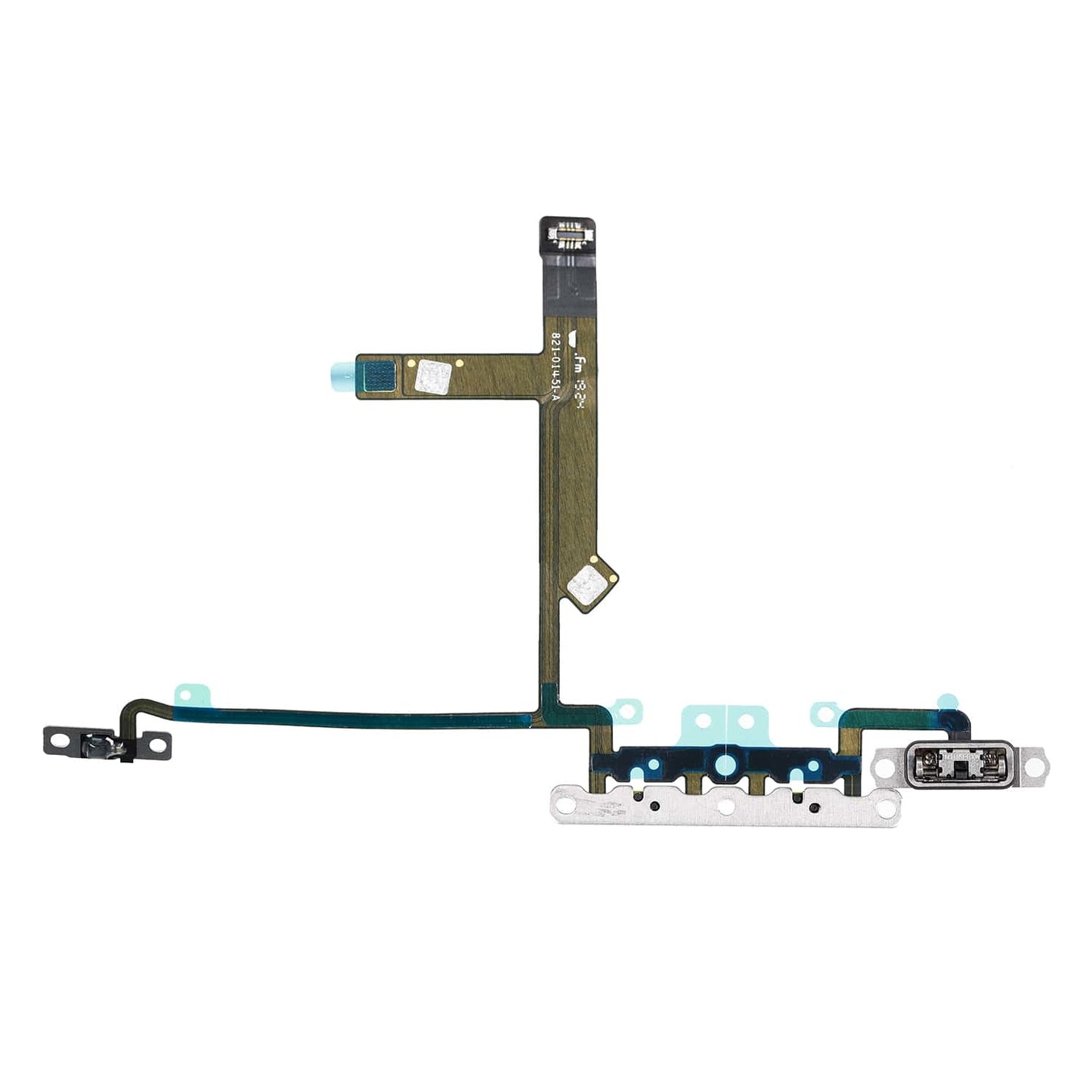 REPLACEMENT FOR IPHONE XS VOLUME BUTTON FLEX CABLE WITH METAL BRACKET ASSEMBLY