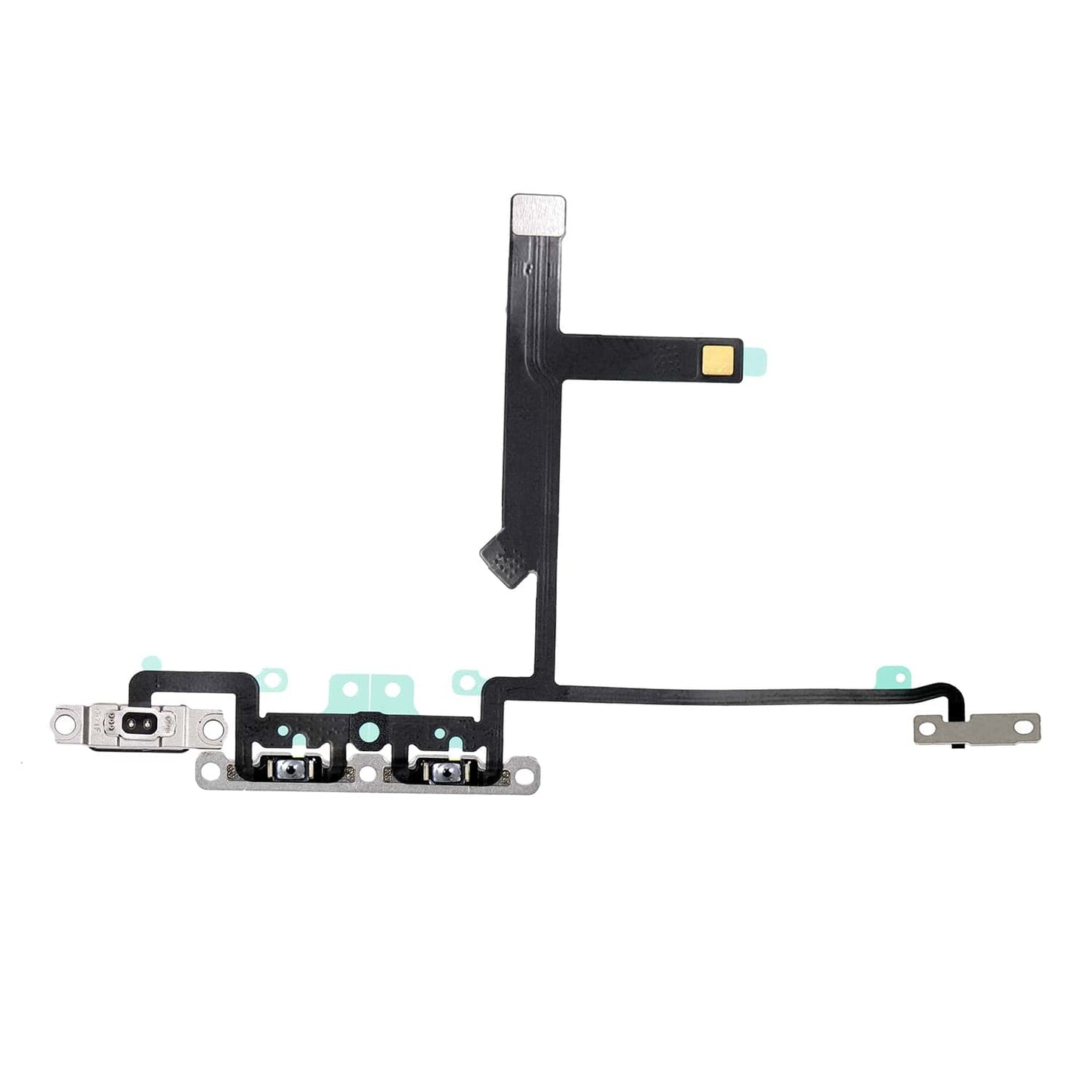 REPLACEMENT FOR IPHONE XS VOLUME BUTTON FLEX CABLE WITH METAL BRACKET ASSEMBLY