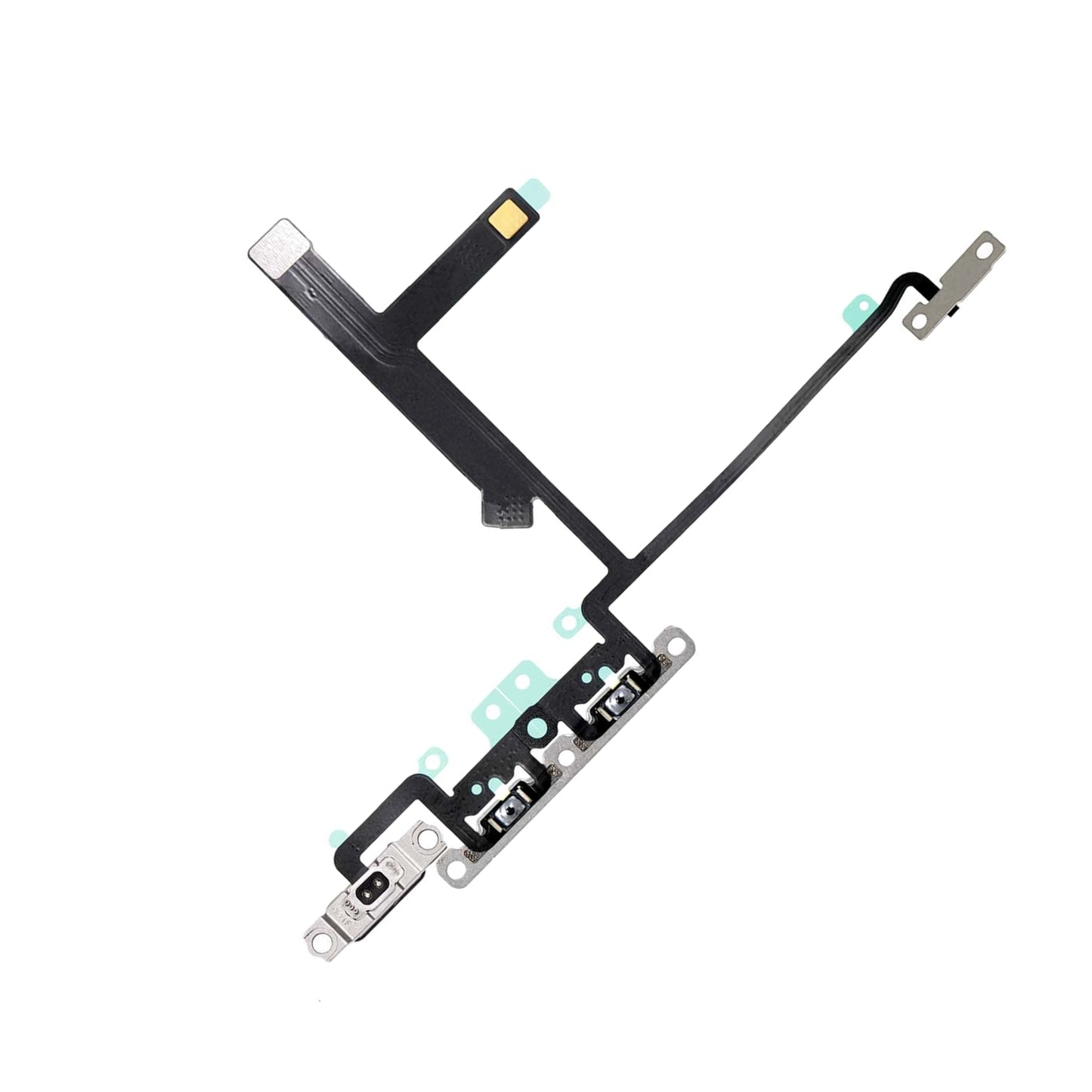 REPLACEMENT FOR IPHONE XS VOLUME BUTTON FLEX CABLE WITH METAL BRACKET ASSEMBLY