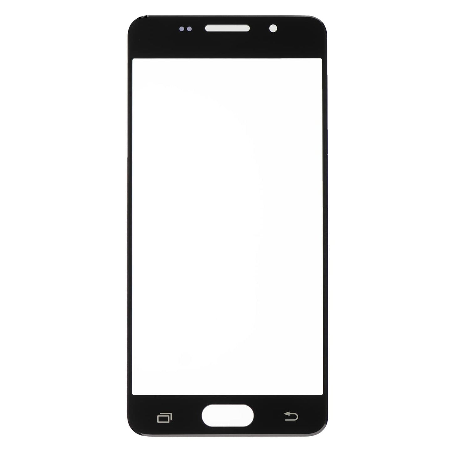 REPLACEMENT FOR SAMSUNG GALAXY A3 (2016) SM-310 FRONT GLASS LENS - BLACK