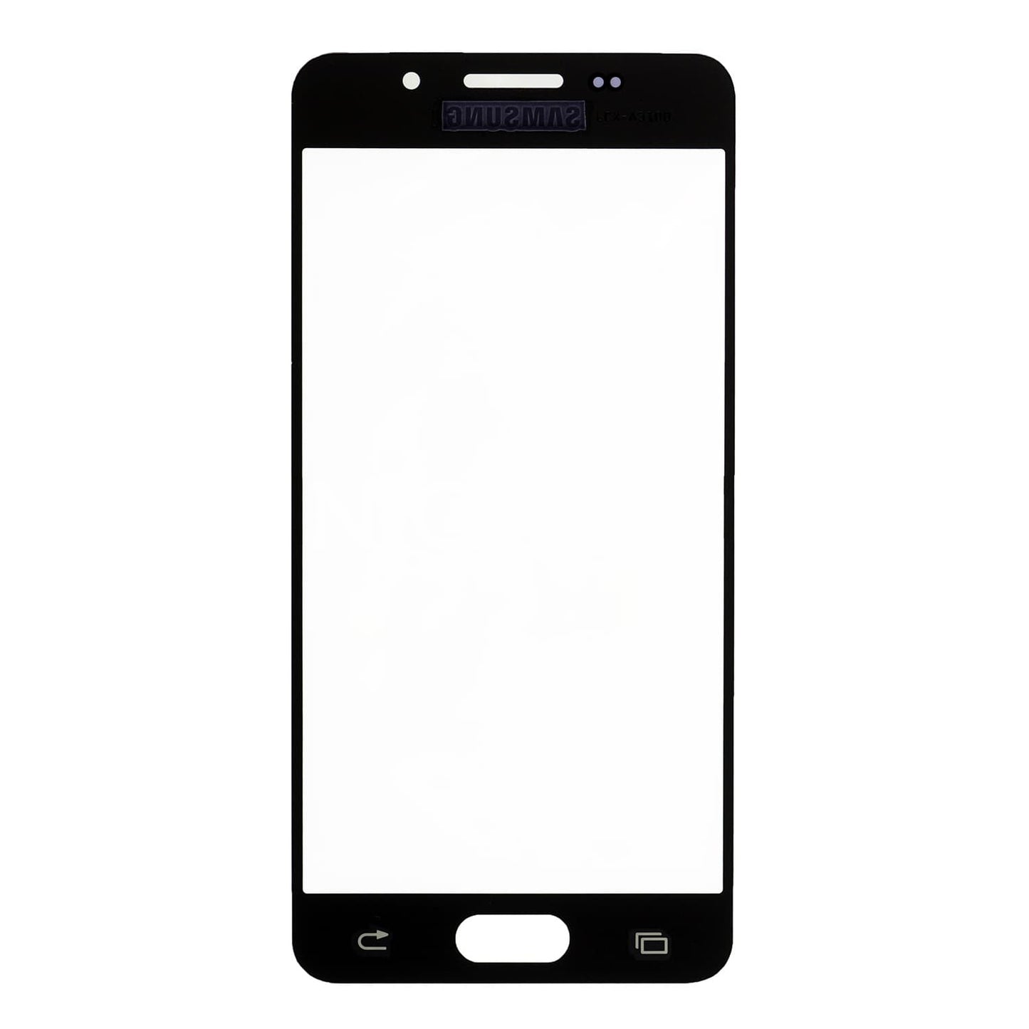 REPLACEMENT FOR SAMSUNG GALAXY A3 (2016) SM-310 FRONT GLASS LENS - BLACK