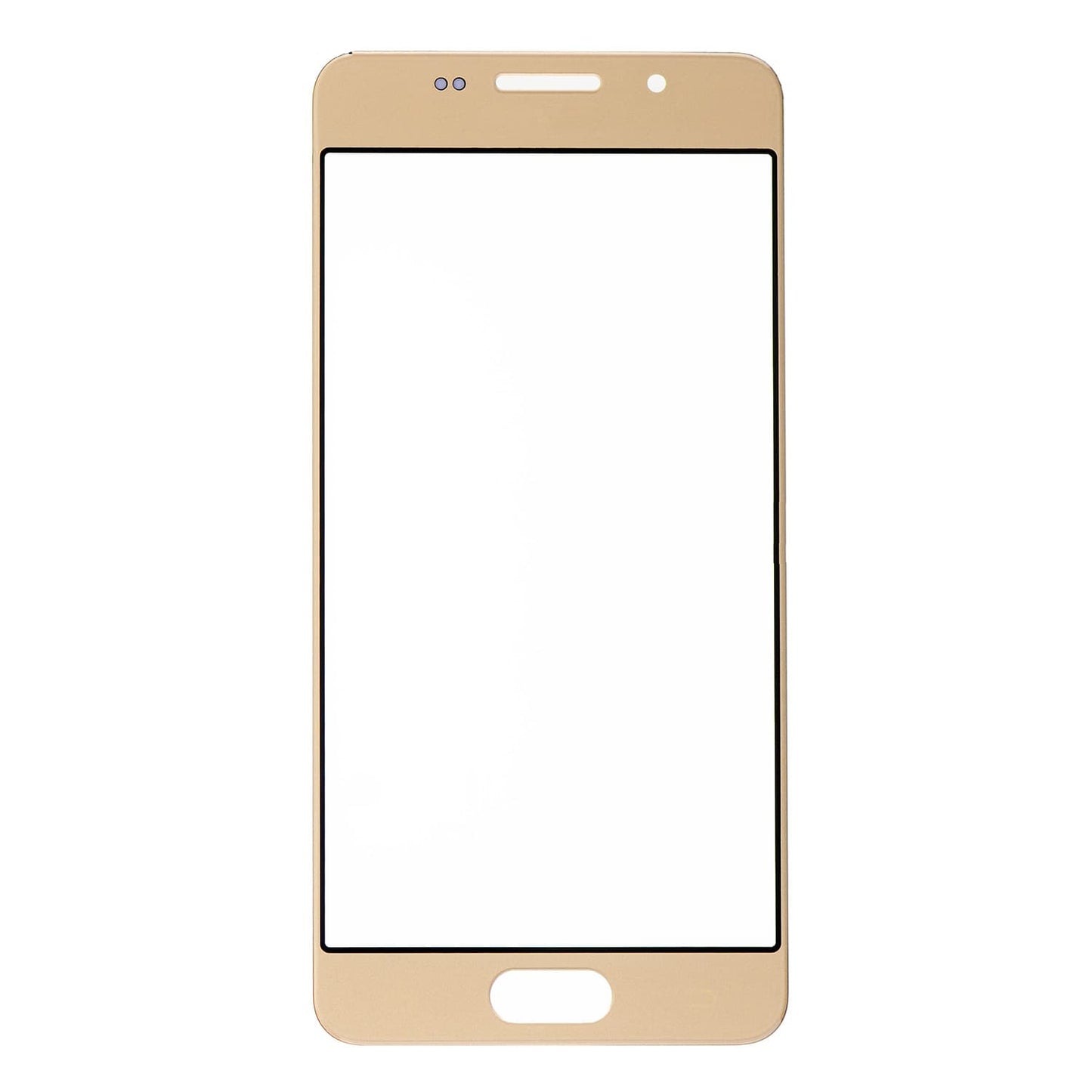 REPLACEMENT FOR SAMSUNG GALAXY A3 (2016) SM-310 FRONT GLASS LENS - GOLD