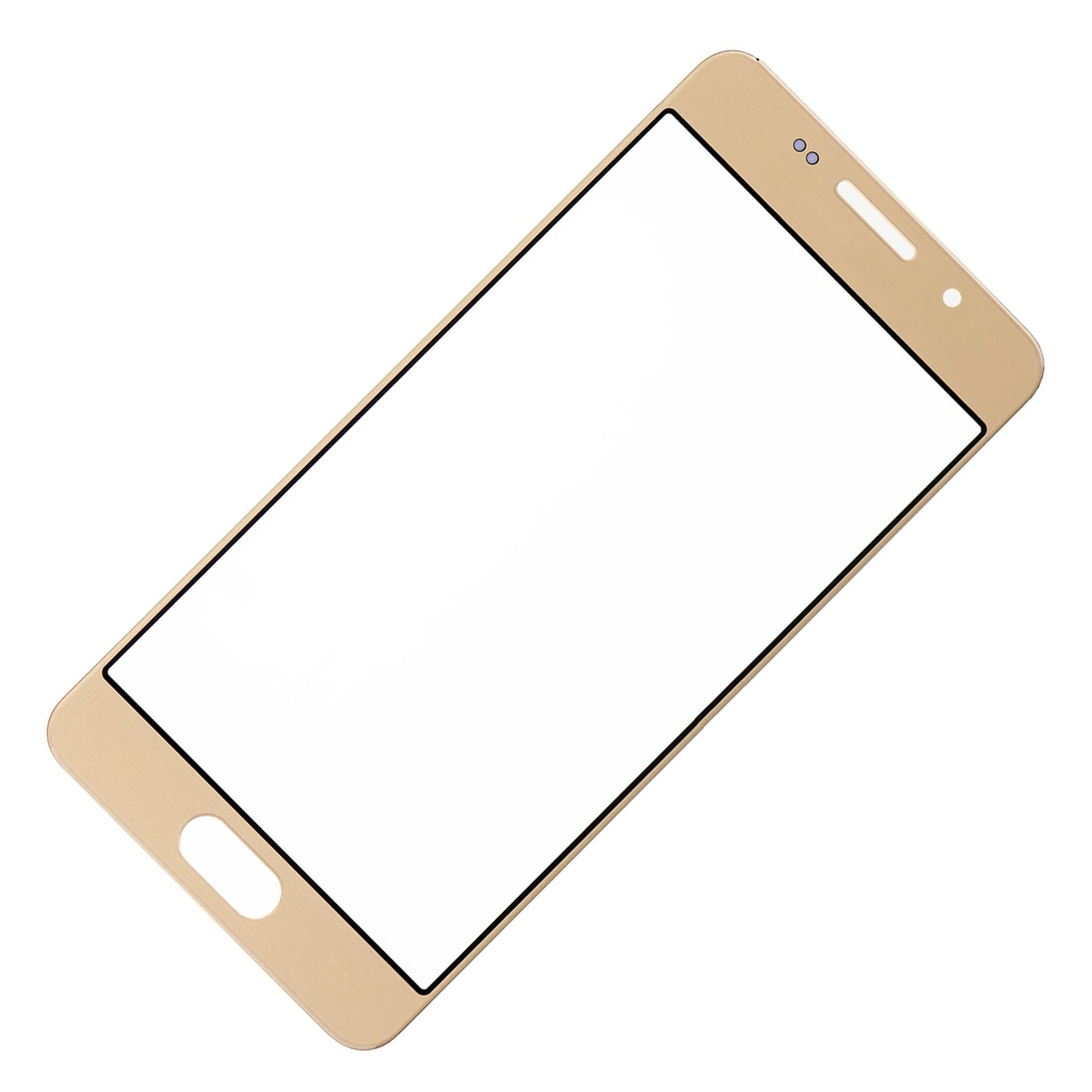 REPLACEMENT FOR SAMSUNG GALAXY A3 (2016) SM-310 FRONT GLASS LENS - GOLD