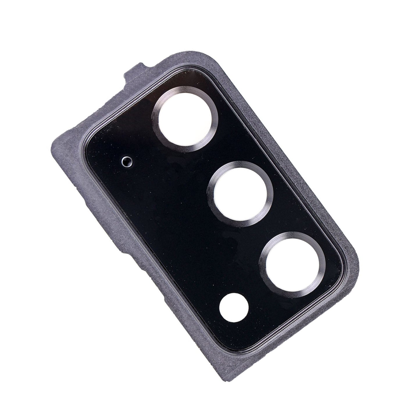 REPLACEMENT FOR SAMSUNG GALAXY NOTE 20 REAR CAMERA HOLDER WITH GLASS LENS - MYSTIC GRAY