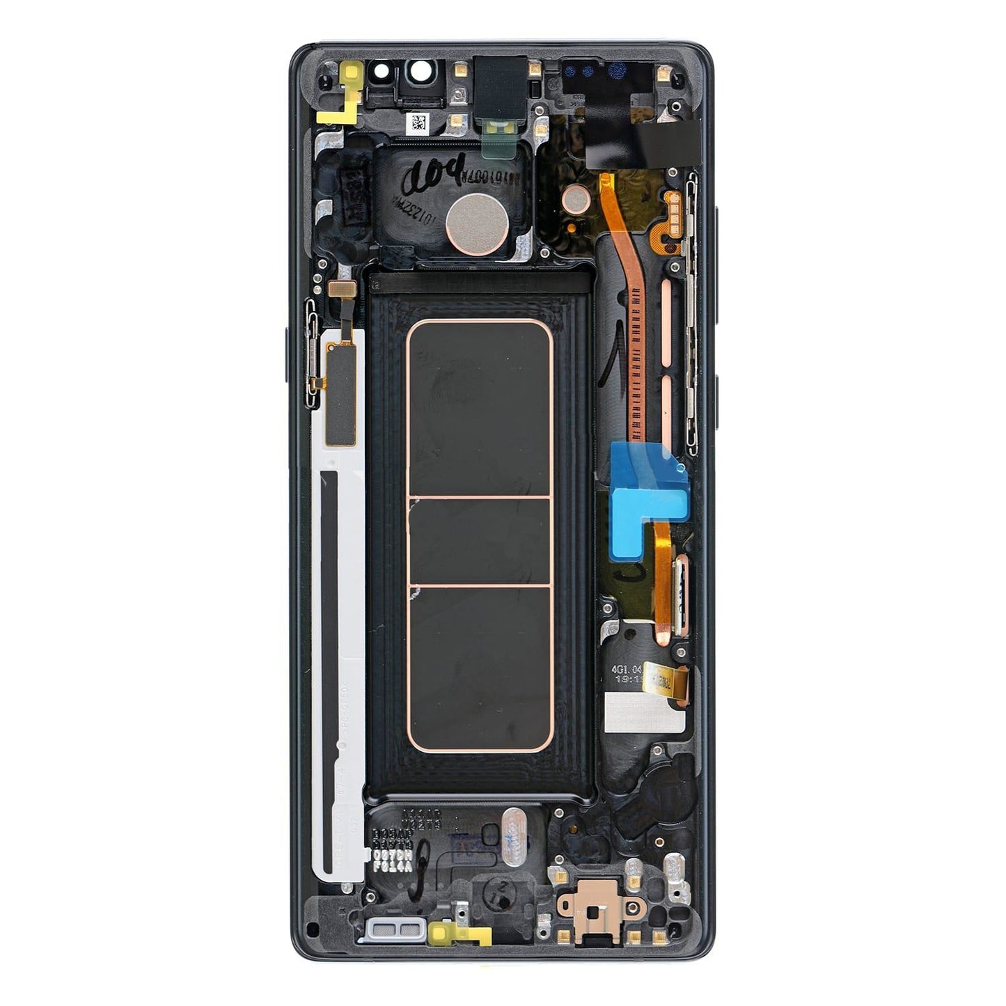 REPLACEMENT FOR SAMSUNG GALAXY NOTE 8 SM-N950 LCD SCREEN ASSEMBLY WITH FRAME - BLACK