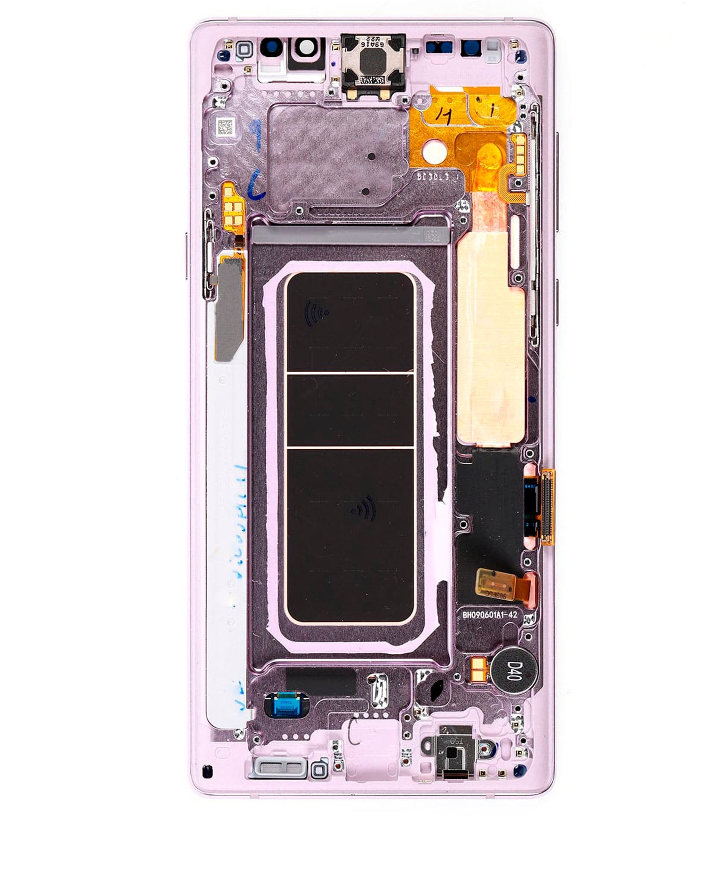 REPLACEMENT FOR SAMSUNG GALAXY NOTE 9 LCD SCREEN ASSEMBLY WITH FRAME - PURPLE