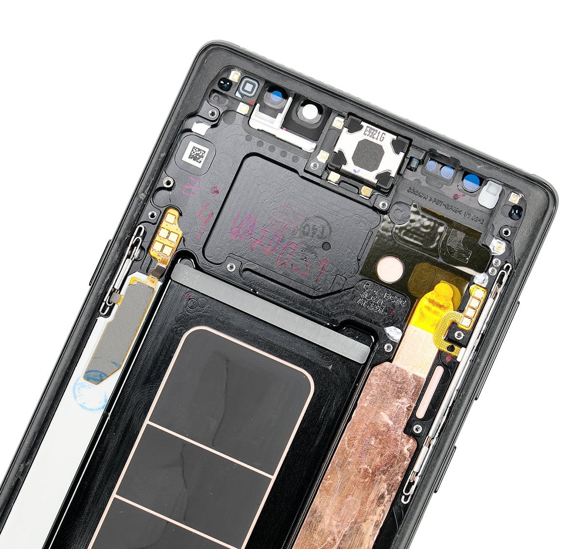 REPLACEMENT FOR SAMSUNG GALAXY NOTE 9 LCD SCREEN DIGITIZER ASSEMBLY WITH FRAME - BLACK