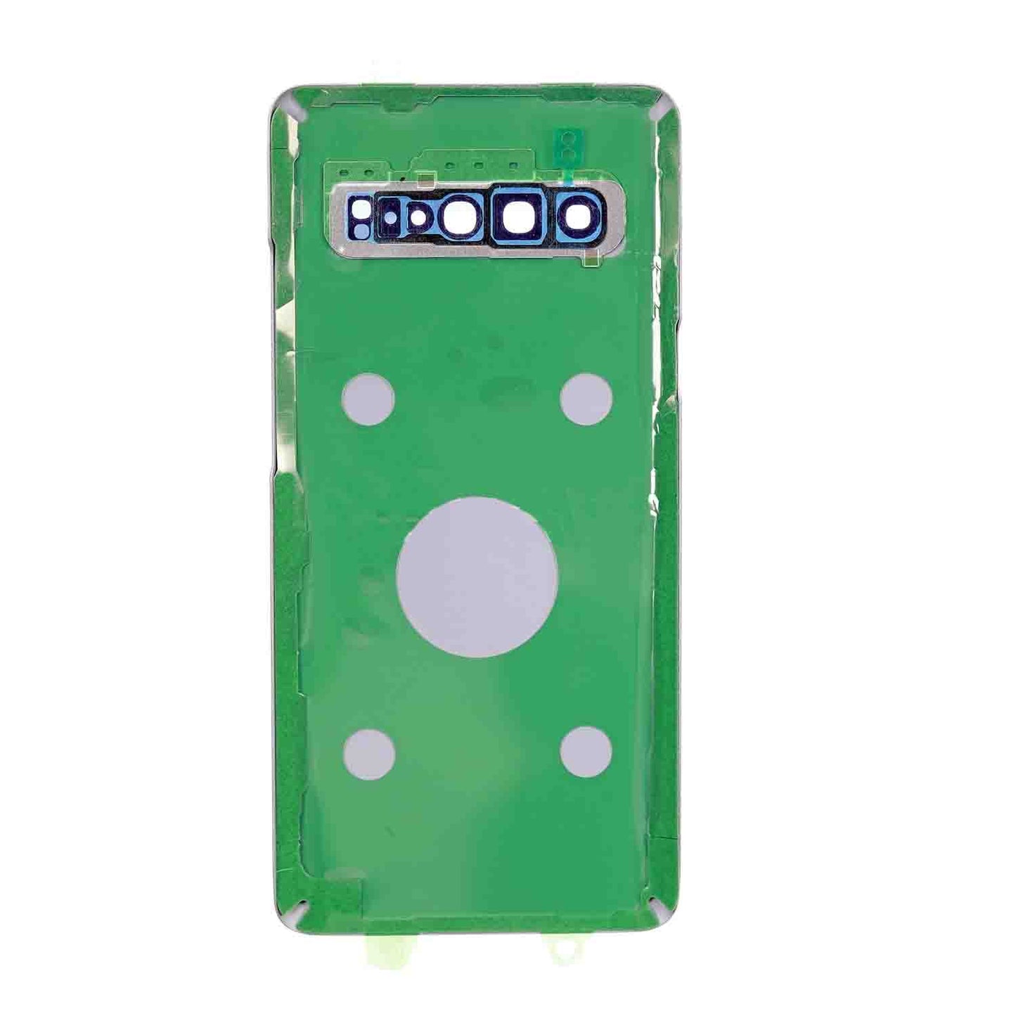 REPLACEMENT FOR SAMSUNG GALAXY S10 5G BATTERY DOOR WITH CAMERA GLASS - CROWN SILVER