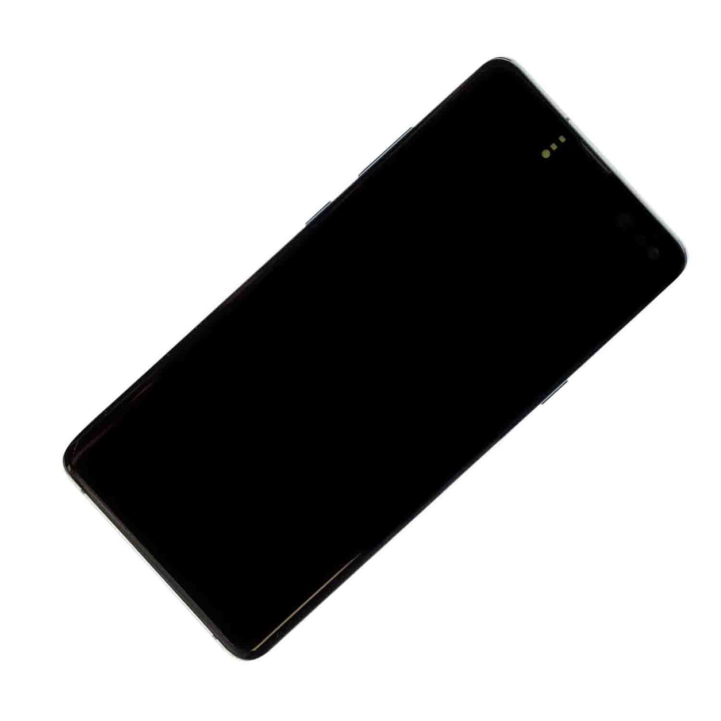 REPLACEMENT FOR SAMSUNG GALAXY S10 5G OLED SCREEN DIGITIZER ASSEMBLY WITH FRAME - CROWN SILVER