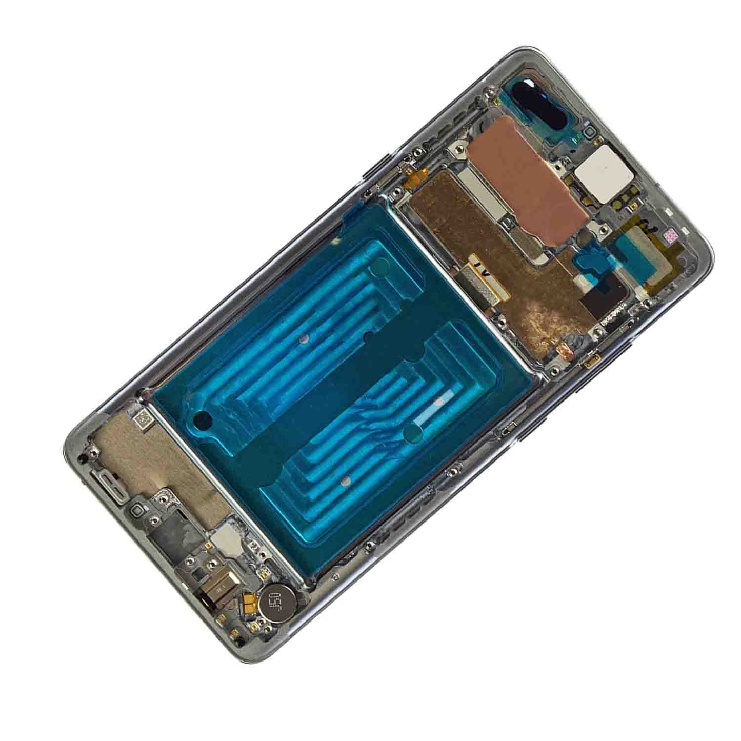 REPLACEMENT FOR SAMSUNG GALAXY S10 5G OLED SCREEN DIGITIZER ASSEMBLY WITH FRAME - MAJESTIC BLACK