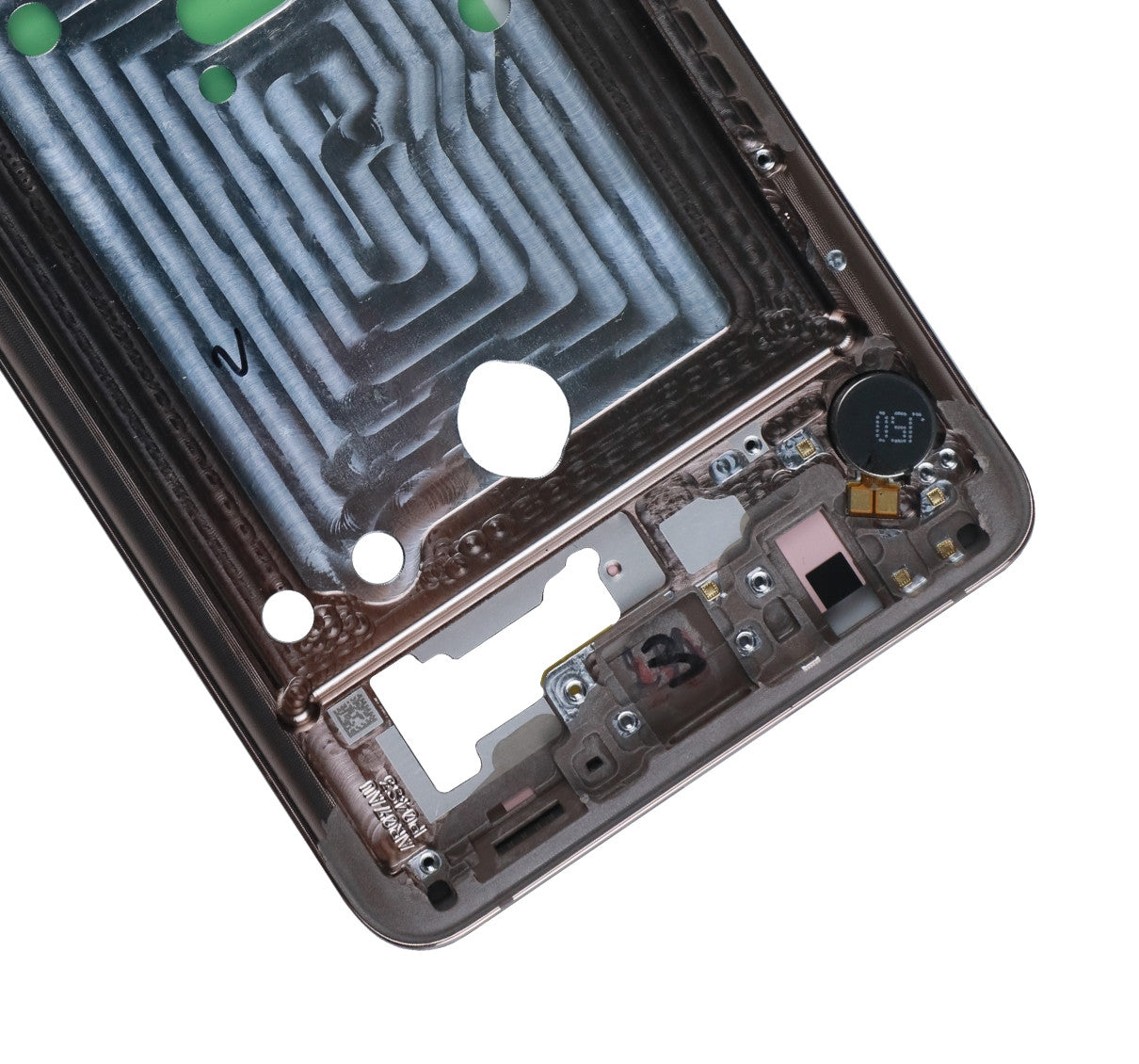 REPLACEMENT FOR SAMSUNG GALAXY S10 5G REAR HOUSING FRAME - GOLD