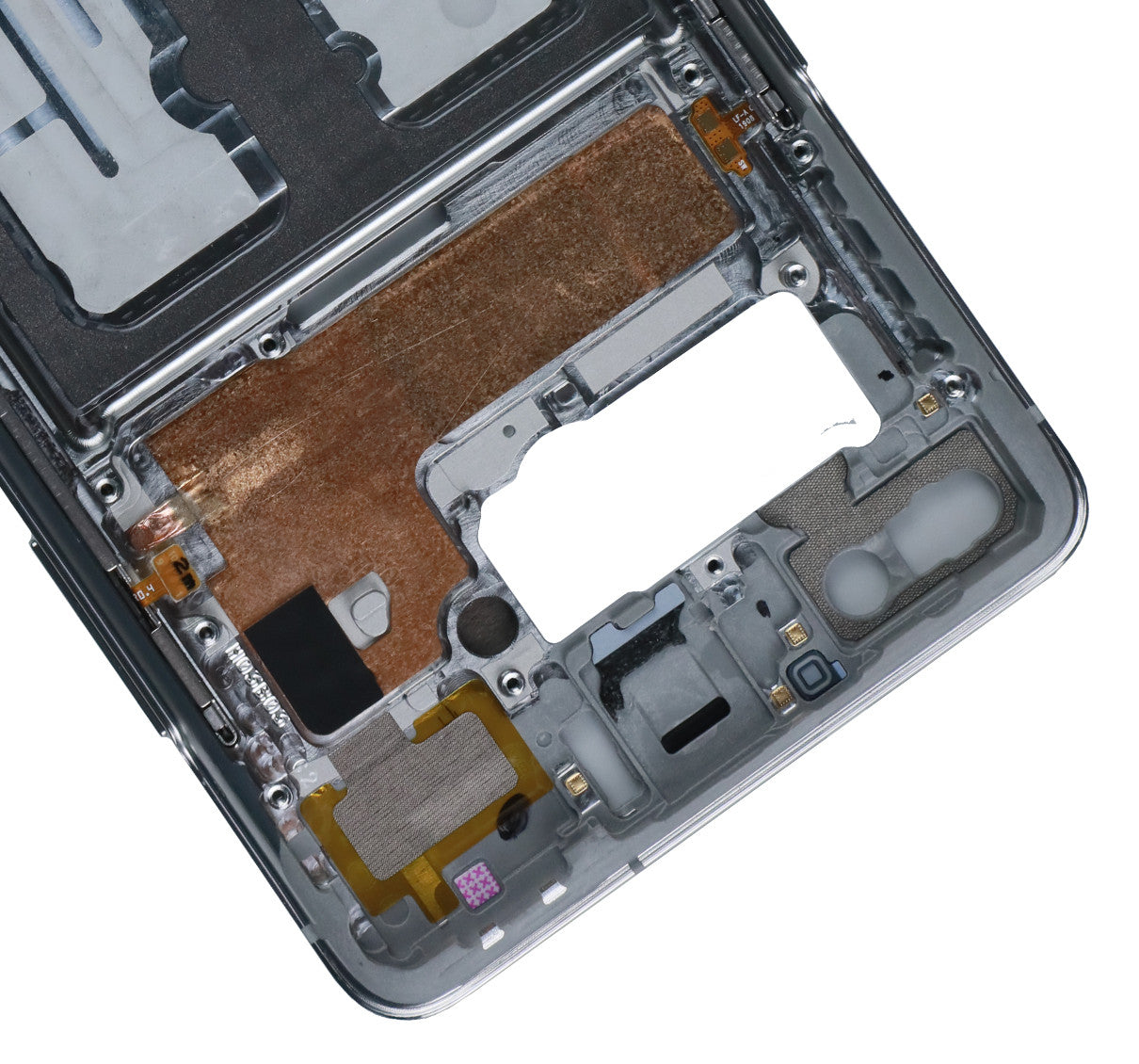 REPLACEMENT FOR SAMSUNG GALAXY S10 5G REAR HOUSING FRAME - SILVER