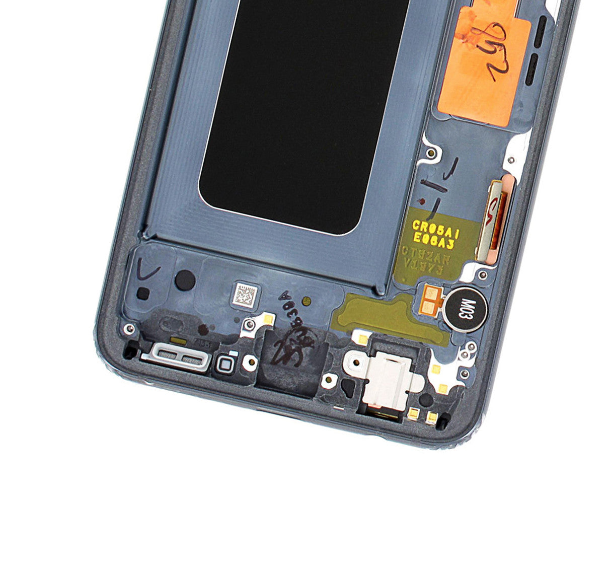 REPLACEMENT FOR SAMSUNG GALAXY S10E LCD SCREEN ASSEMBLY WITH FRAME - BLACK