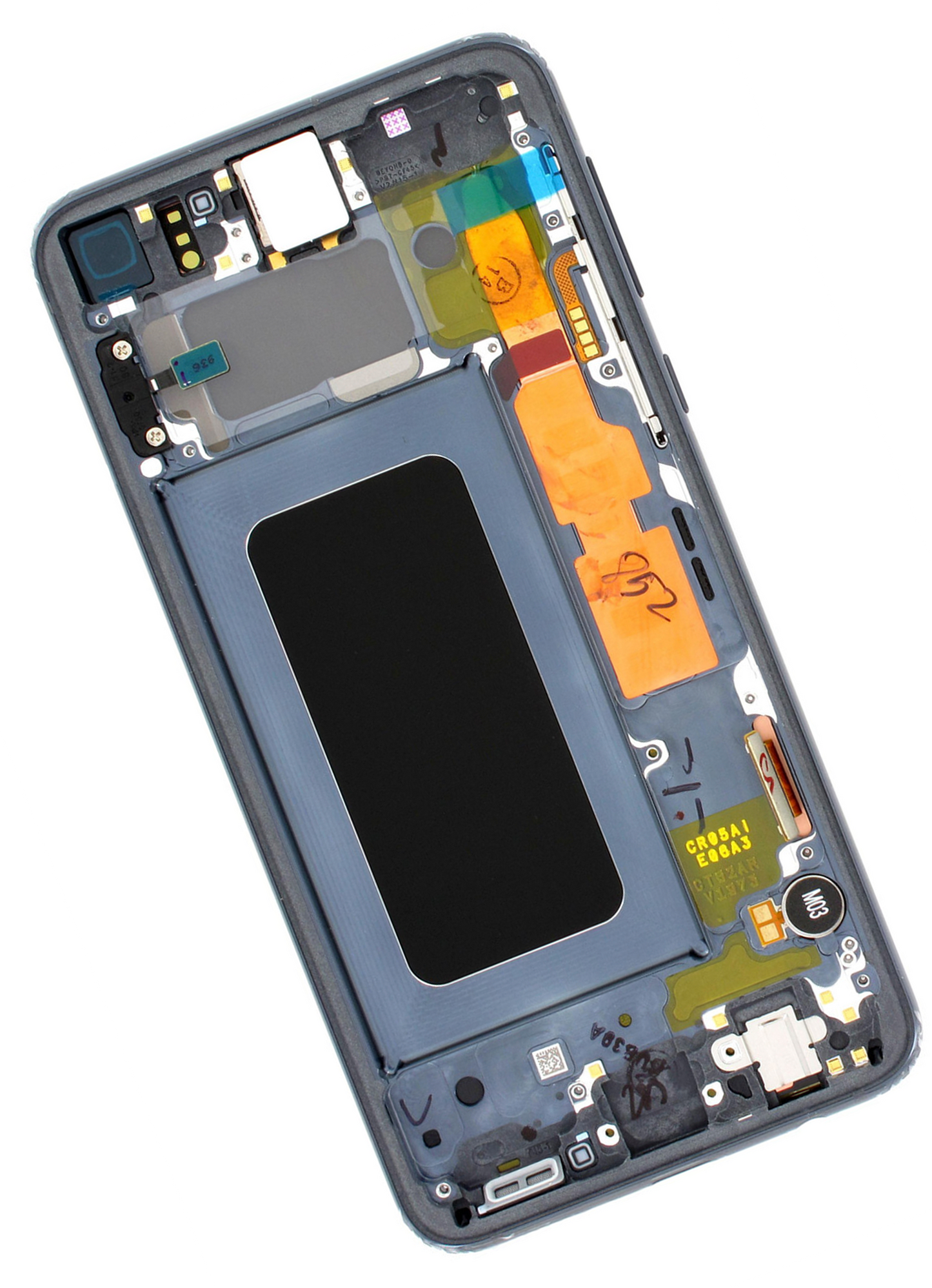 REPLACEMENT FOR SAMSUNG GALAXY S10E LCD SCREEN ASSEMBLY WITH FRAME - BLUE