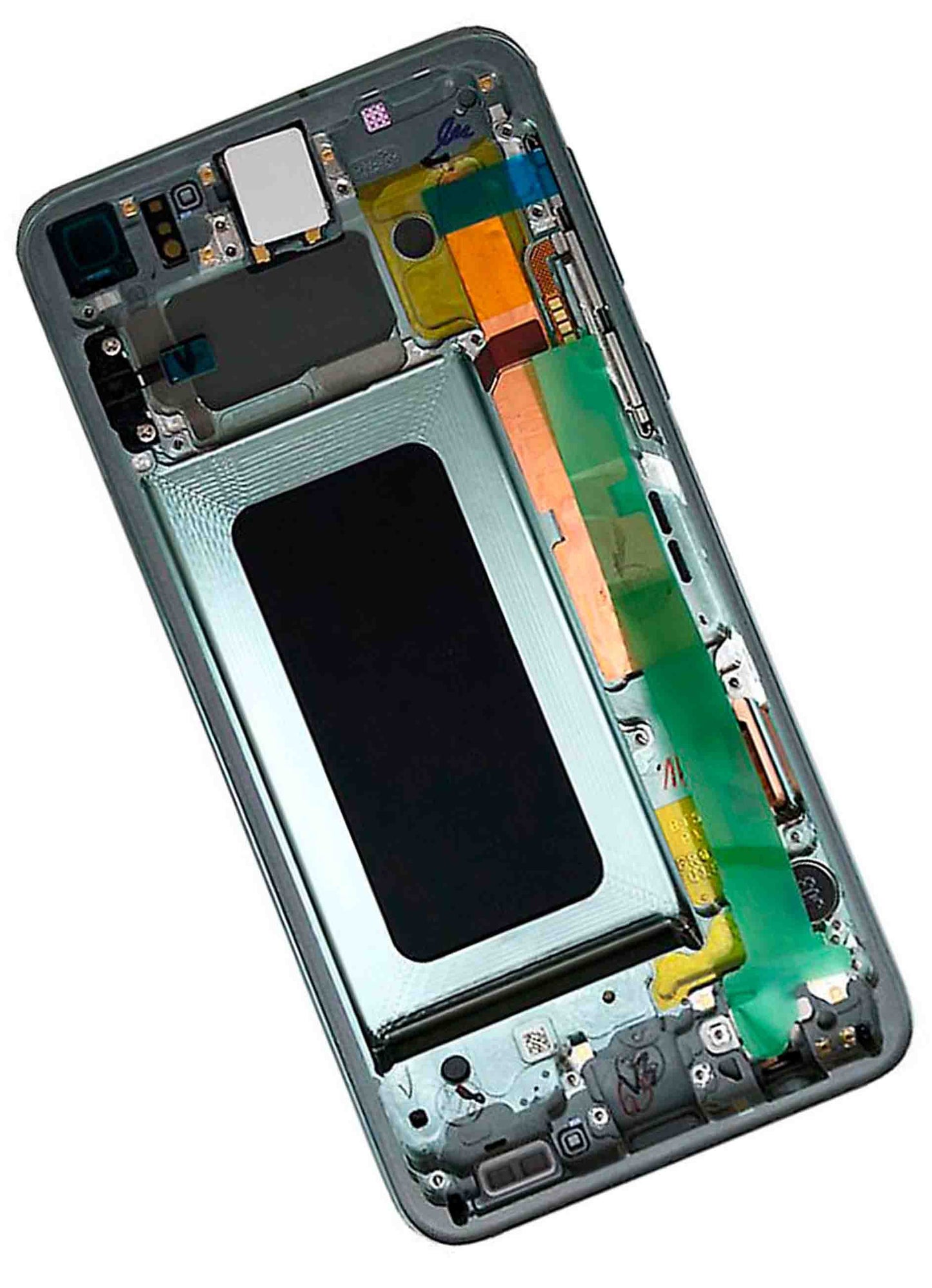 REPLACEMENT FOR SAMSUNG GALAXY S10E LCD SCREEN ASSEMBLY WITH FRAME - GREEN