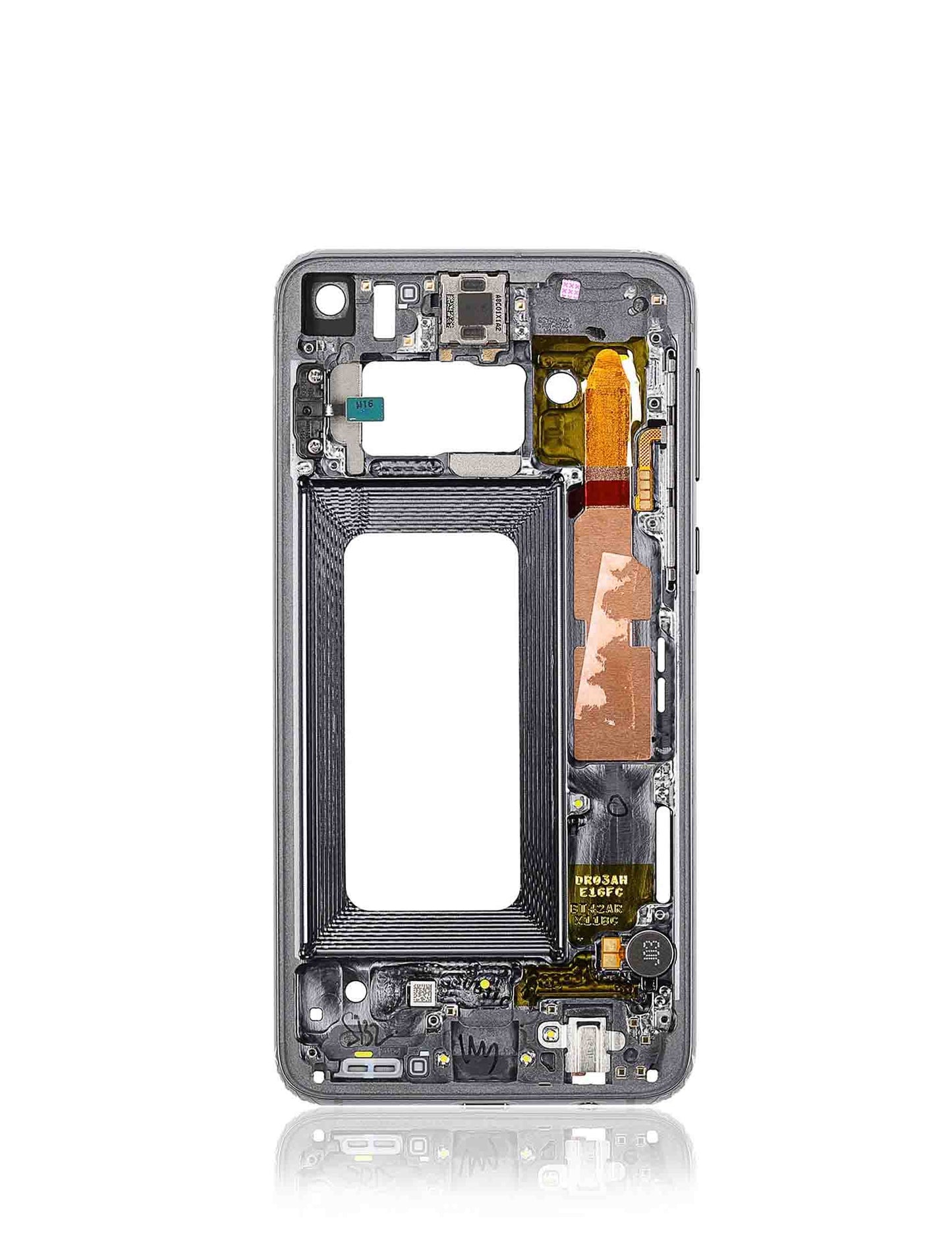 REPLACEMENT FOR SAMSUNG GALAXY S10E REAR HOUSING FRAME - BLACK