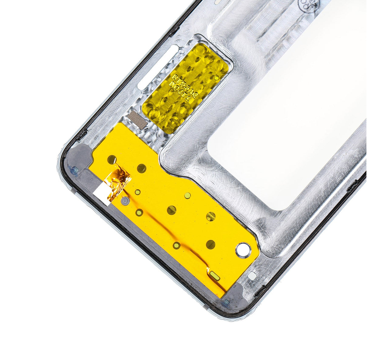 REPLACEMENT FOR SAMSUNG GALAXY S10E REAR HOUSING FRAME - PRISM WHITE