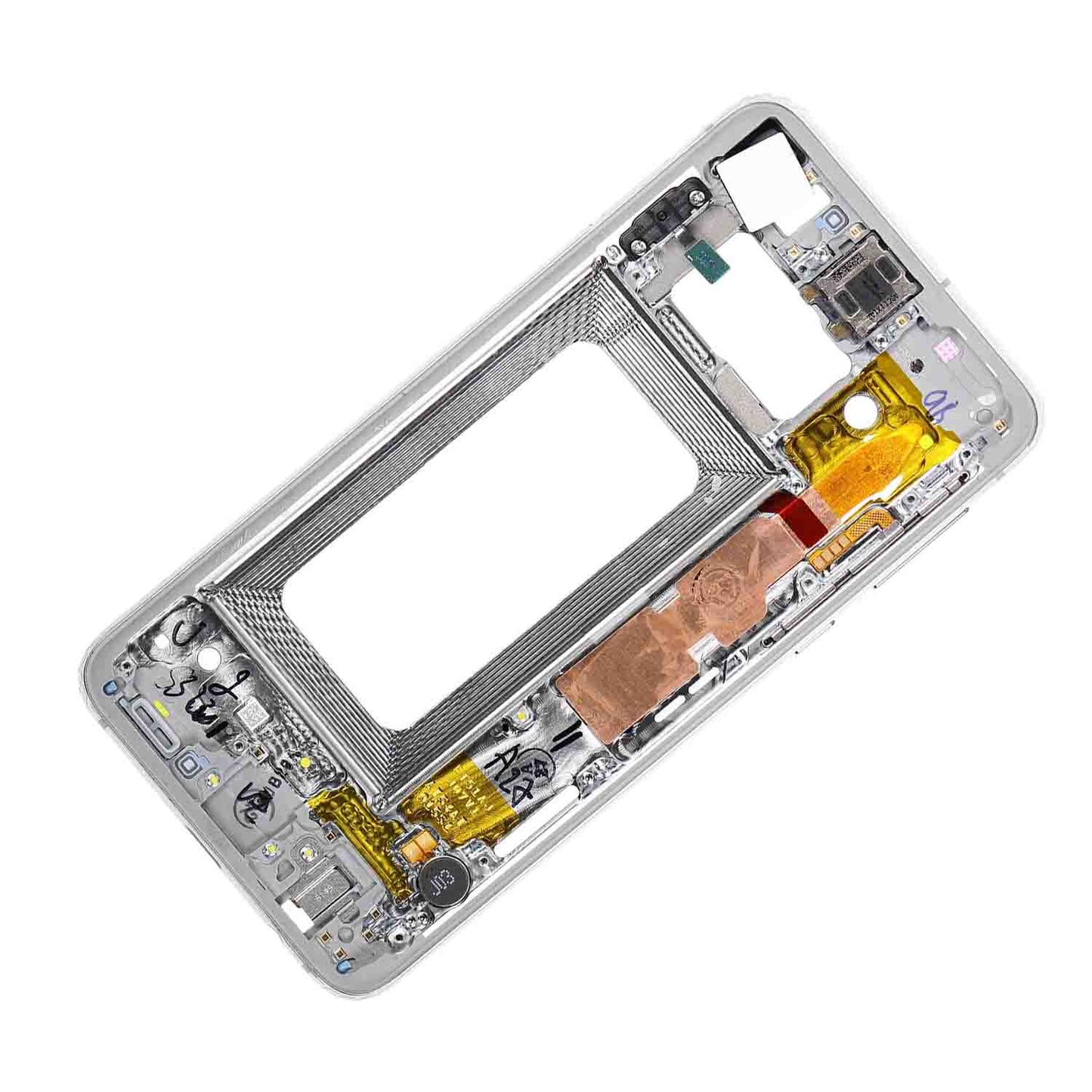 REPLACEMENT FOR SAMSUNG GALAXY S10E REAR HOUSING FRAME - WHITE