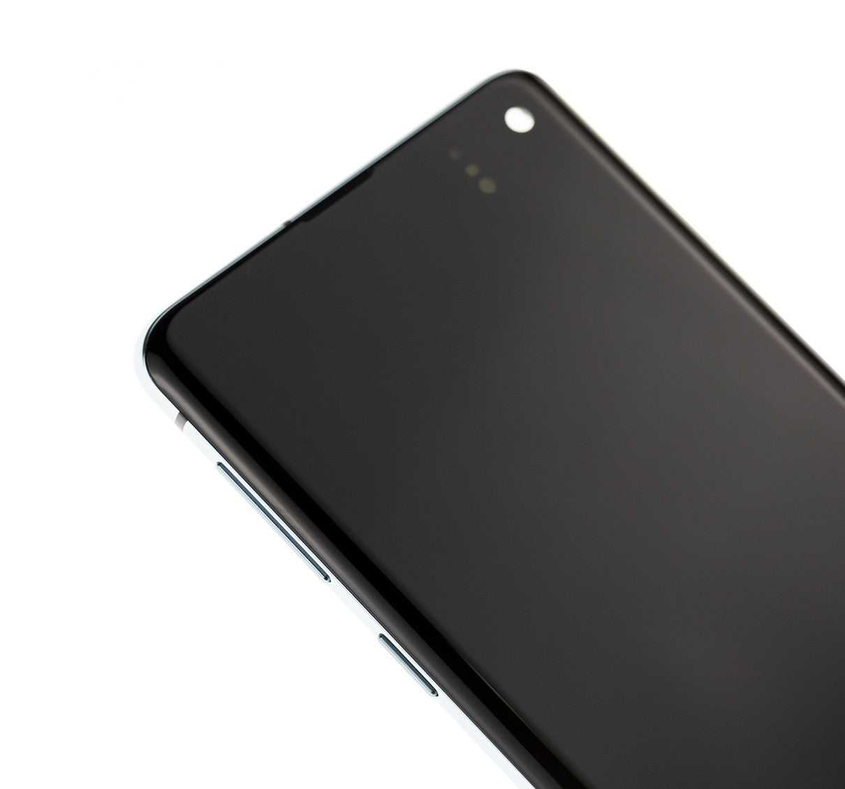 REPLACEMENT FOR SAMSUNG GALAXY S10 OLED SCREEN DIGITIZER ASSEMBLY WITH FRAME - PRISM BLUE