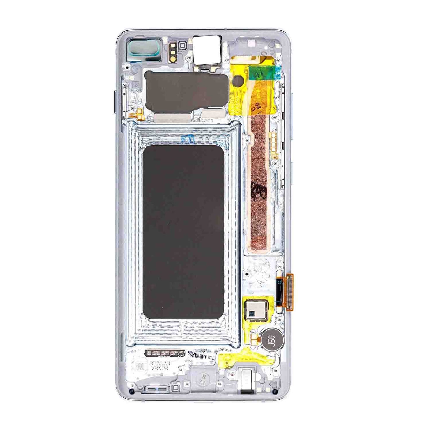 REPLACEMENT FOR SAMSUNG GALAXY S10 PLUS OLED SCREEN DIGITIZER ASSEMBLY WITH FRAME - PRISM BLUE